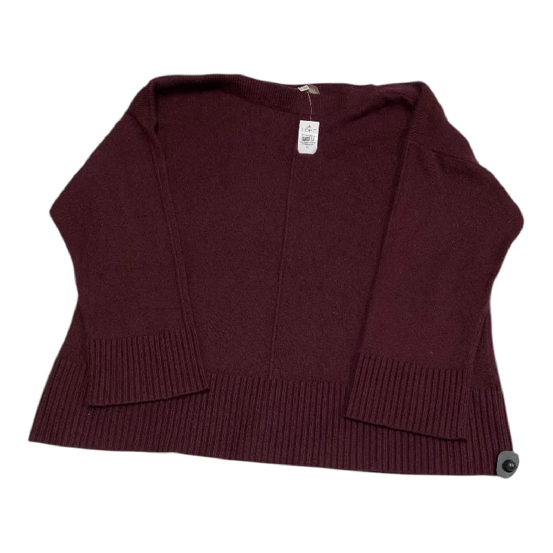 Now or Never Sweater By Loft In Maroon, Size: M