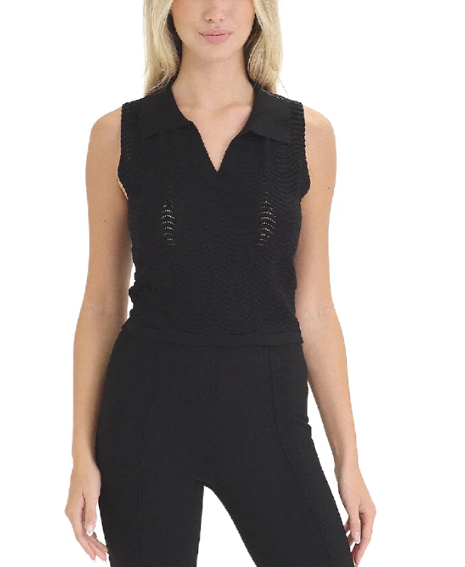 Make Your Weekend Count with Savings Wave Knit Top