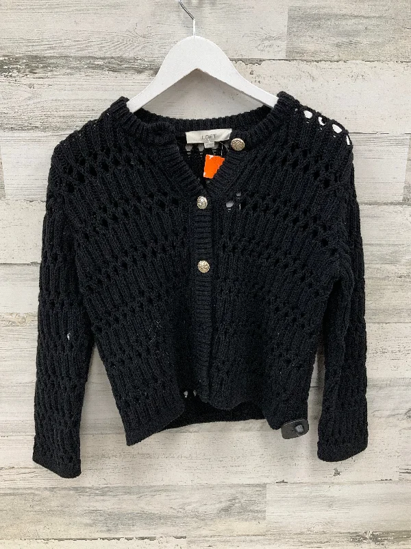 Weekend Deals That Thrill Sweater Cardigan By Loft In Black, Size: Xs