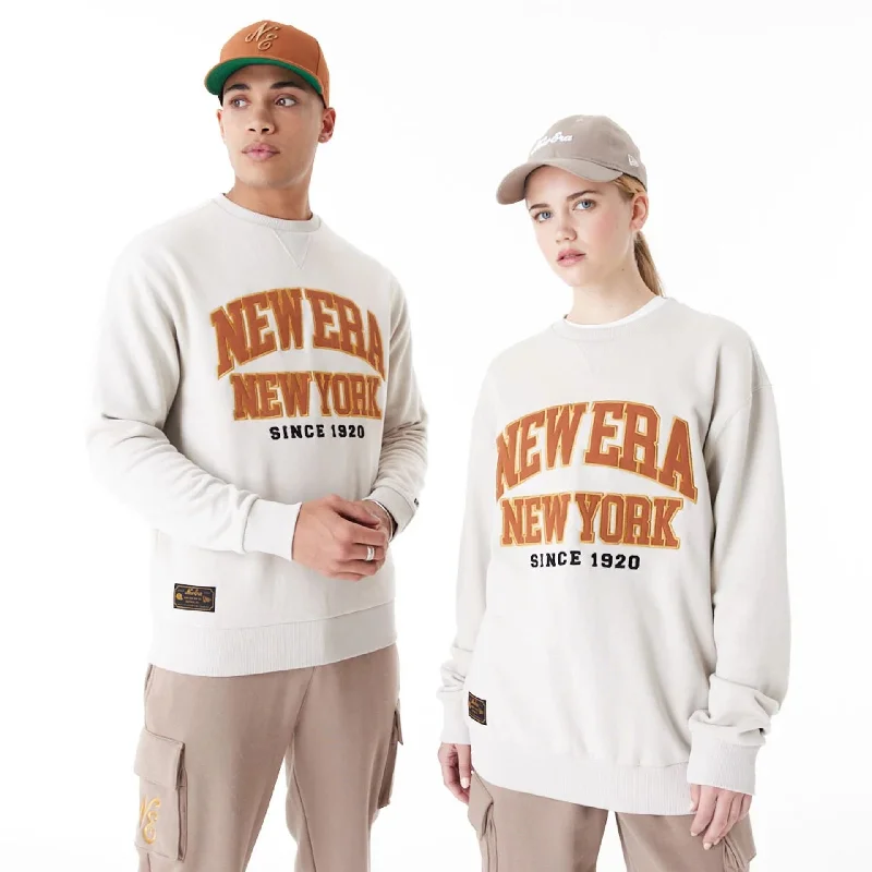 Lowest Rates New Era Arch Graphic Stone Crew Neck Sweatshirt