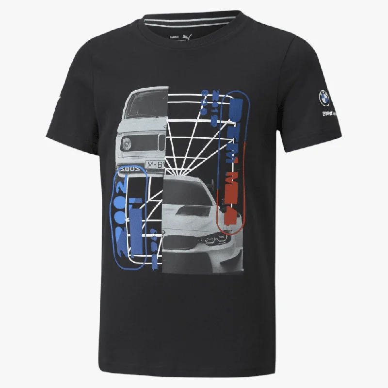 Weekend Savings Spree Puma Boys Bmw Mms Car Graphic Short Sleeve Tee Black