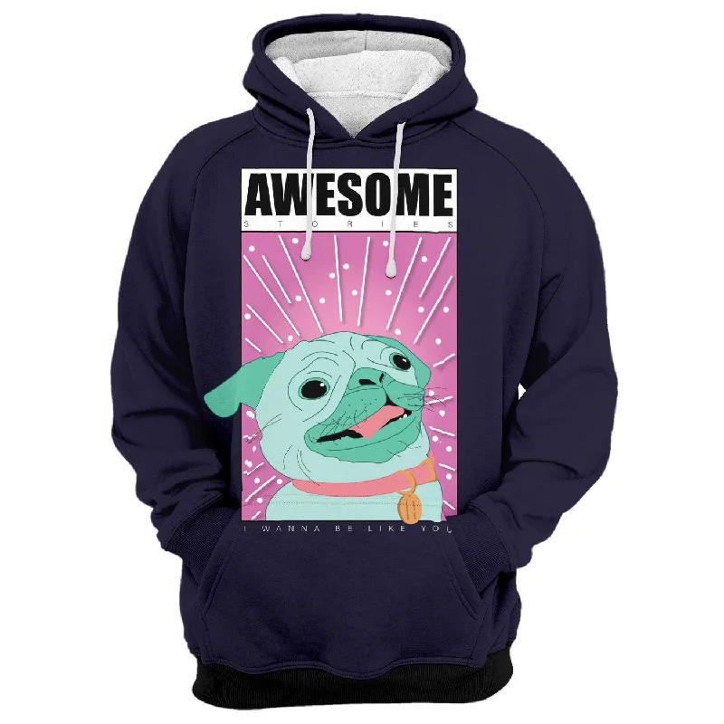 Amazing Deals Awesome Pug Hoodie