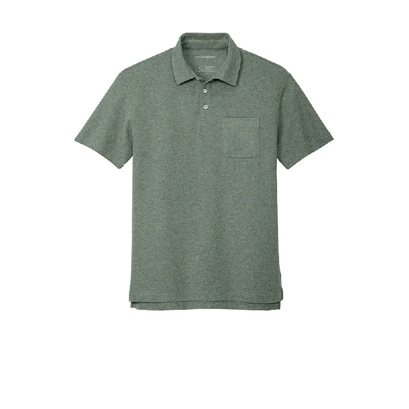 Instant Savings #Port Authority C-FREE Cotton Blend Pique Pocket Polo