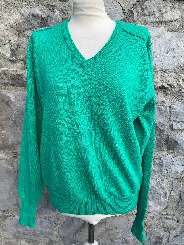Low Price 90s green jumper Small
