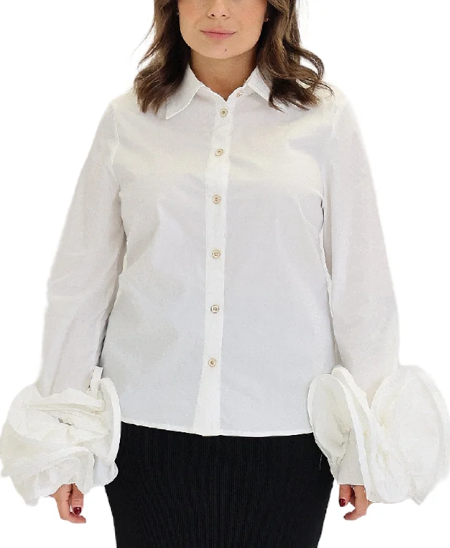 Hurry In Blouse w/ Ruffle Sleeves