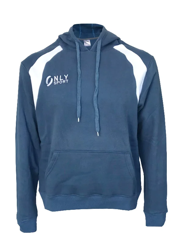 Last Chance HOODED JUMPER - BLUE/WHITE