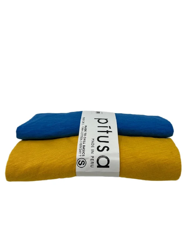 French Blue/Mustard