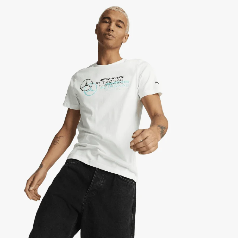 Make Your Weekend Count with Savings Puma Mens Mapf1 Logo Short Sleeve Tee White