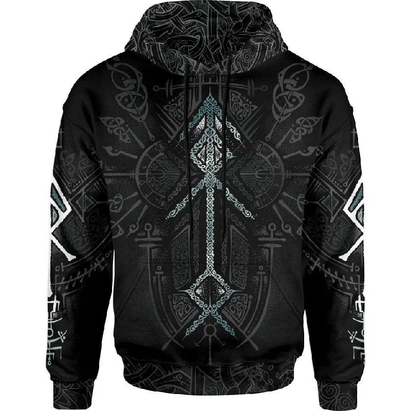 Act Fast Runes of Loki Pullover Hoodie
