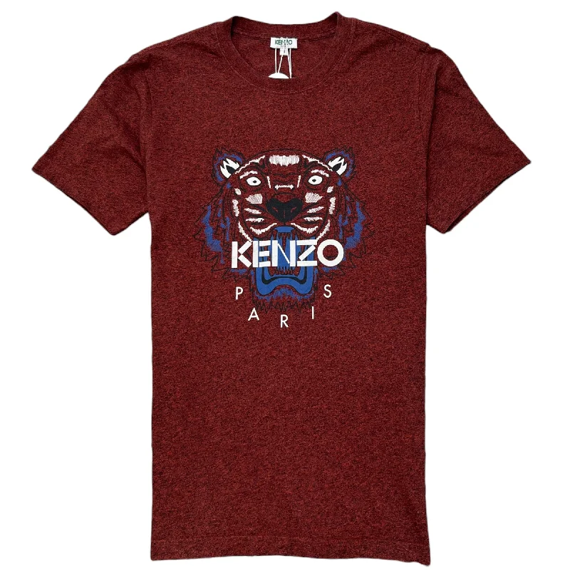 Deal of the Day Men's Tiger Logo T-Shirt Red Size S