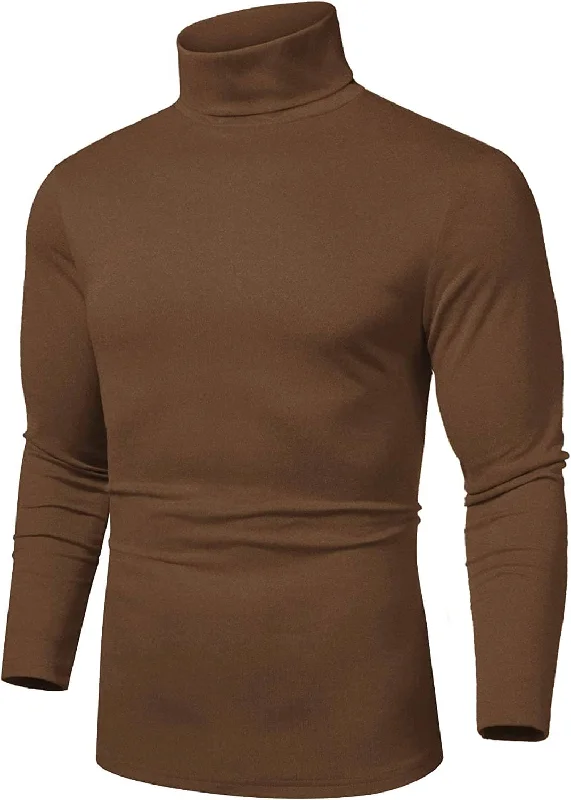 Daily Special Slim Fit Basic Turtleneck Knitted Pullover Sweaters (US Only)