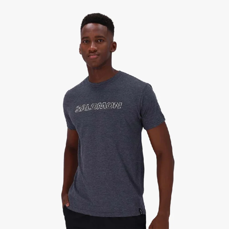Bargain Prices Salomon Mens Baltoro Short Sleeve Tee Black Mel