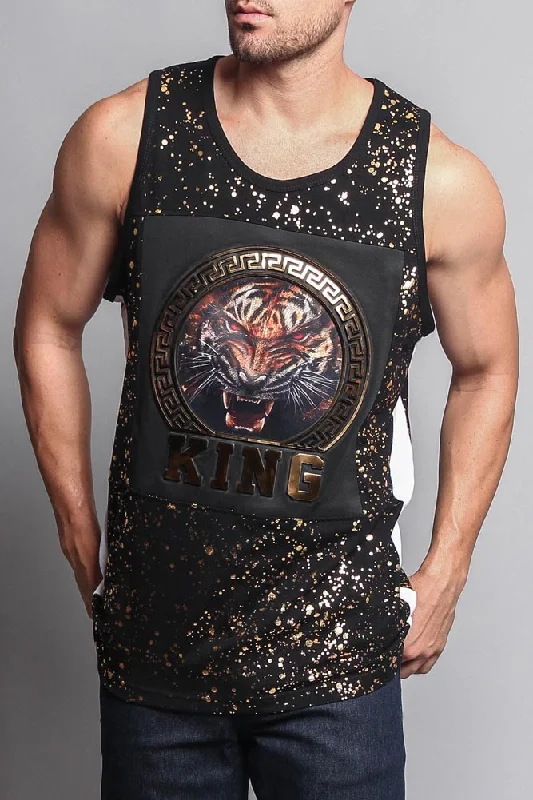 Major Savings V Tiger King Tank Top