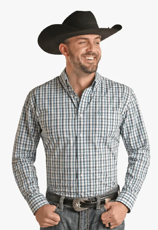 Early Access Panhandle Mens Plaid Long Sleeve Shirt