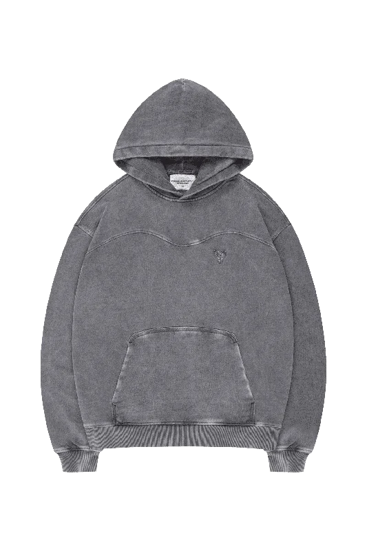 Value Deals STACKS HOODIE DARK GREY