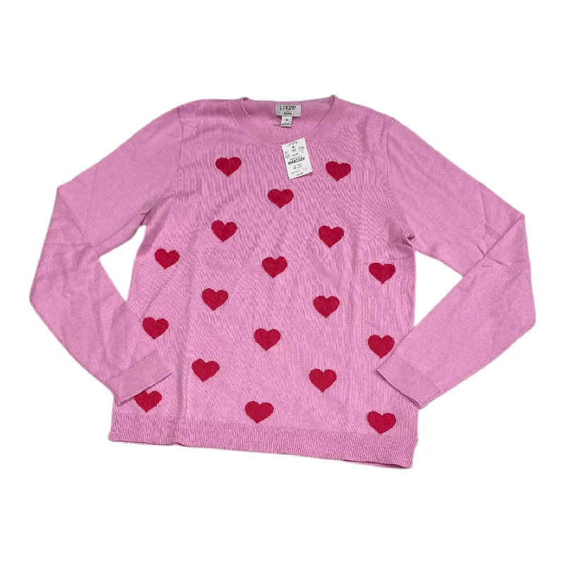 Extra Savings Sweater By J. Crew In Pink & Red, Size: M