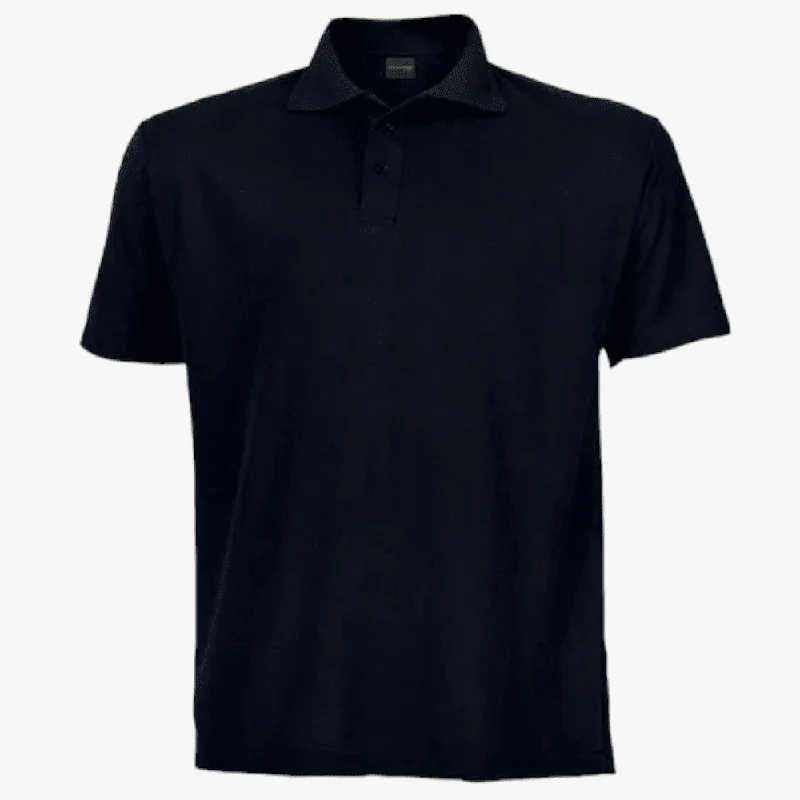 Weekend Bargains to Sizzle Urban Mens Short Sleeve Corporate Golfer Black