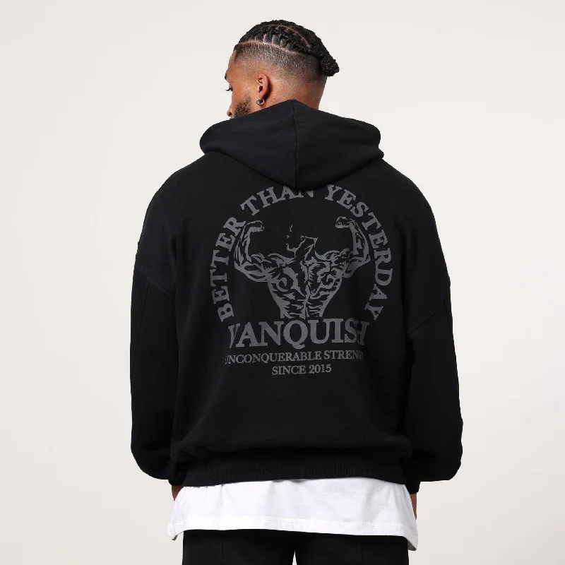 Exclusive Online Offer Vanquish Black Unconquerable Strength Full Zip Hoodie
