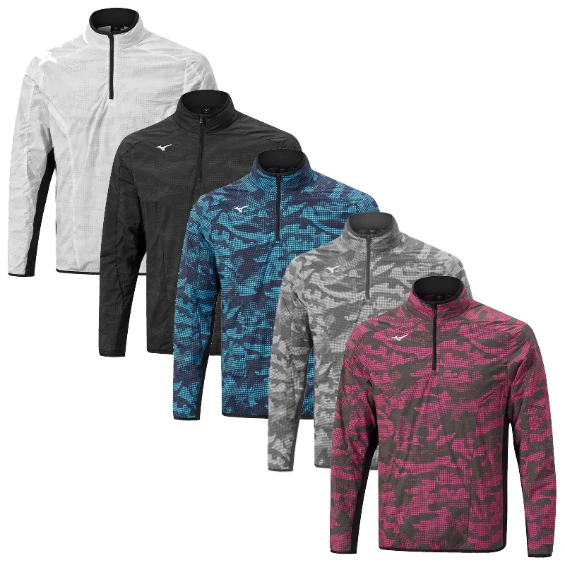Weekend Offers That Please Mizuno Mens Winter Stretch Half Zip Top
