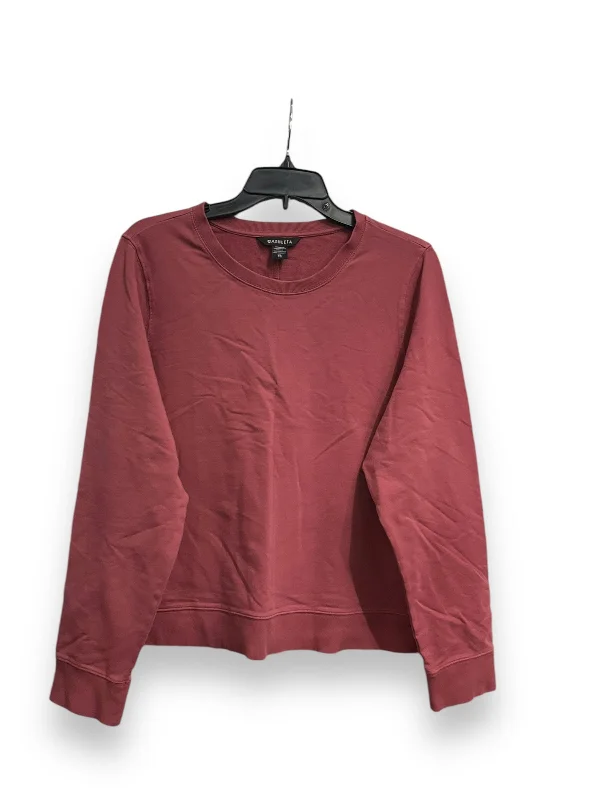 Weekend Bargains to Snag Athletic Top Long Sleeve Crewneck By Athleta In Pink, Size: Xl