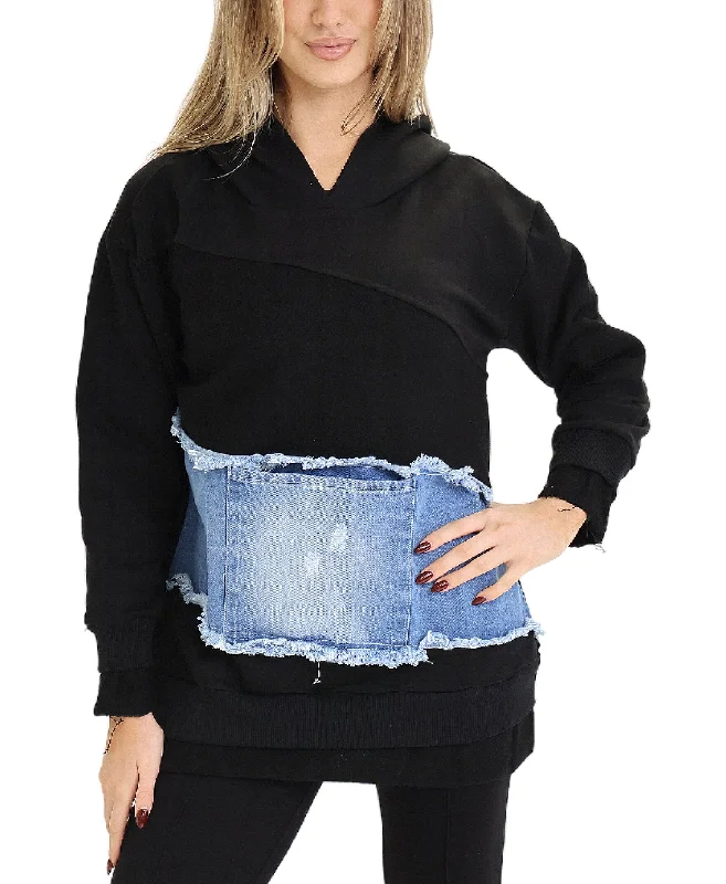 Massive Deal Fleece & Denim Combo Hoodie
