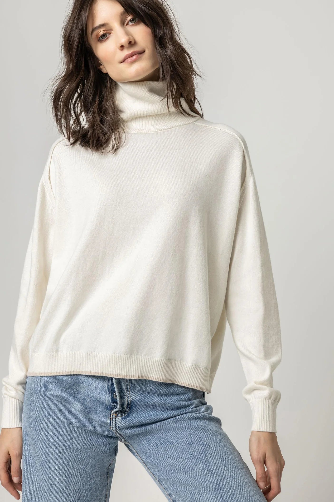 Easy Turtleneck Sweater