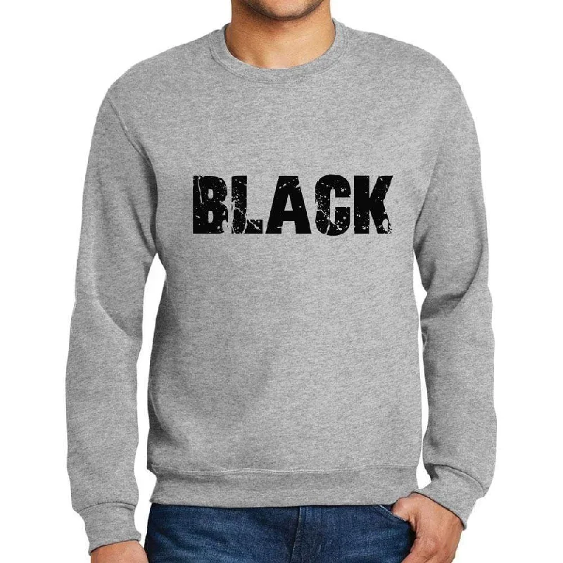 Weekend Savings Bonanza Men's Printed Graphic Sweatshirt Popular Words BLACK Grey Marl Weekend Savings Bonanza Men's Printed Graphic Sweatshirt Popular Words BLACK Grey Marl