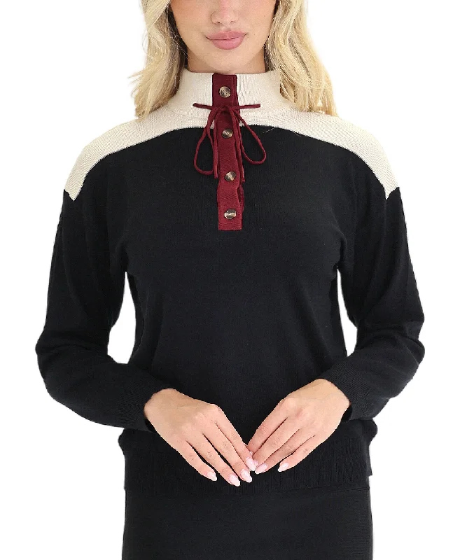 Shop and Save Colorblock Sweater