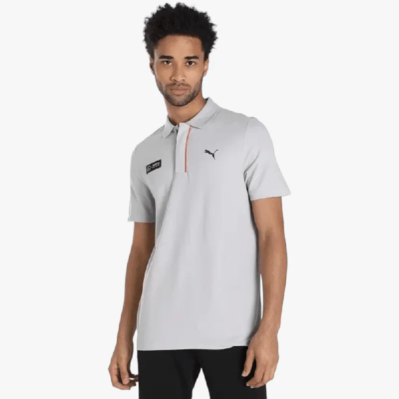 Weekend Discounts to Indulge In Puma Mens Mapf1 Short Sleeve Golfer Team Silver