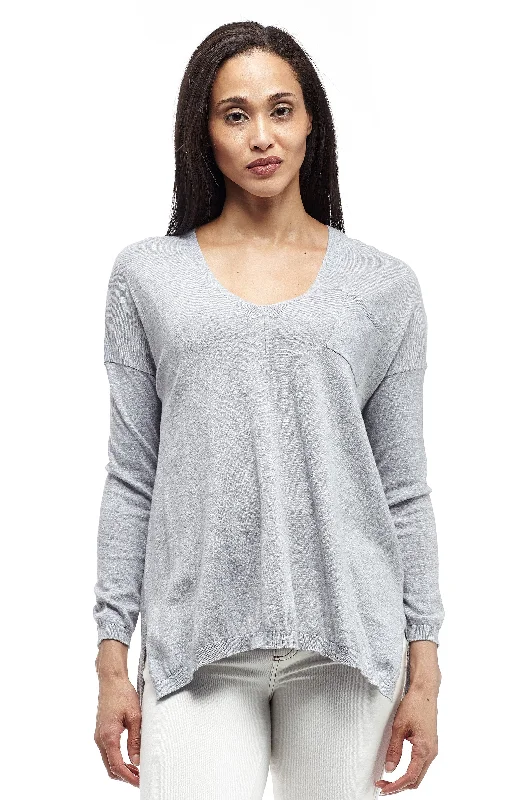 Plus Size La Cera Long Sleeve Pullover Sweater with Pocket