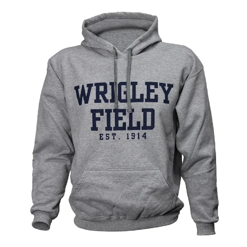 Weekend Savings Sensation Wrigley Field Est. 1914 Grey Core Hooded Sweatshirt