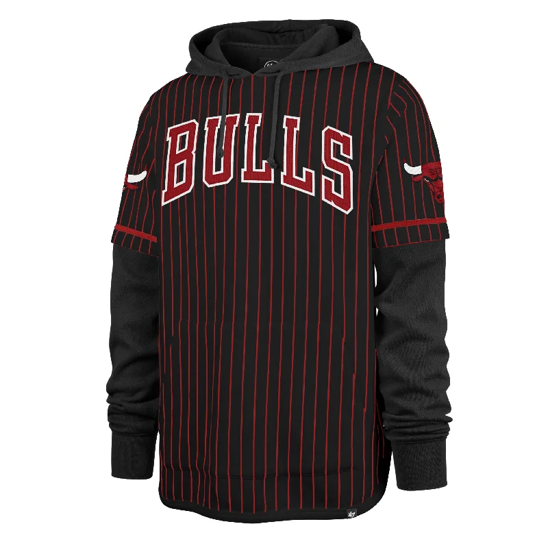 Special Offer CHICAGO BULLS PINSTRIPE '47 SHORTSTOP PULLOVER HOOD