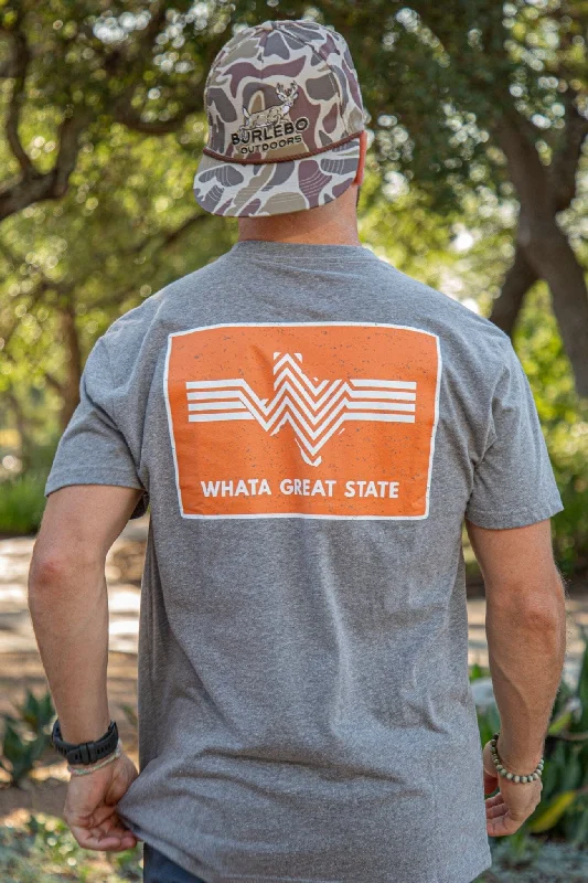 One-Day Only Whata Great State - SS - Dark Heather Grey