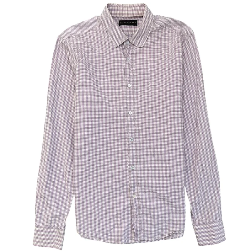 Lowest Price Men's Striped Shirt Purple Size M