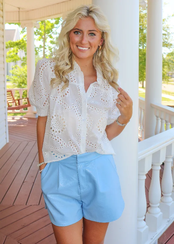 Rylee Eyelet Top