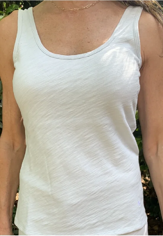 Erin Gray Designs Double Layer Tank - White