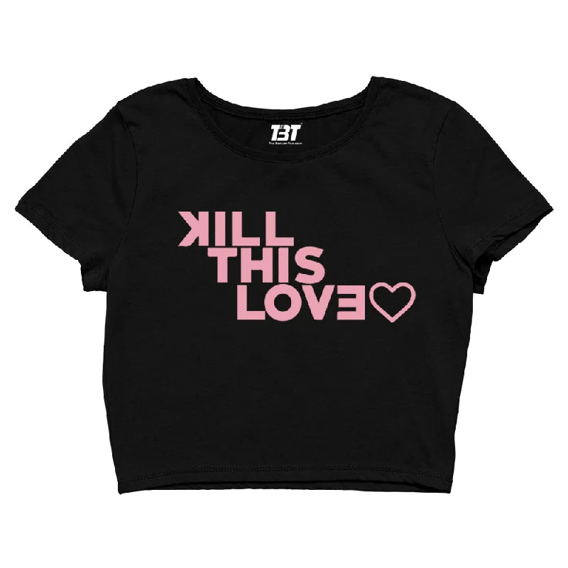 Black Pink Crop Top - Kill This Love