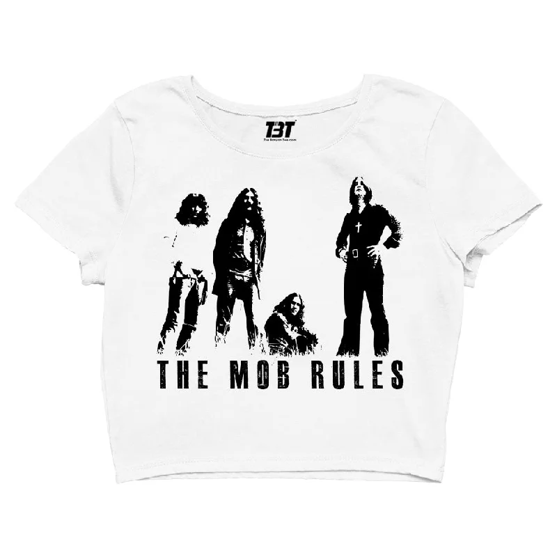 Black Sabbath Crop Top - The Mob Rules