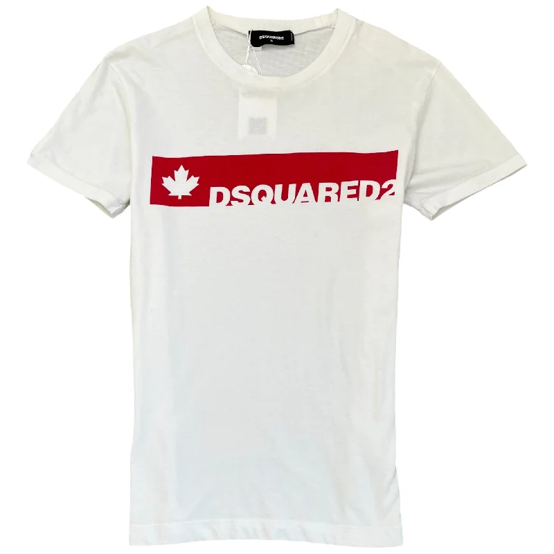 Crazy Deals Men's Logo Print T-Shirt White Size S