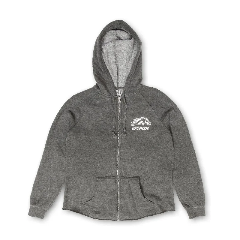 Ladies' Full Zip Broncos Hoodie