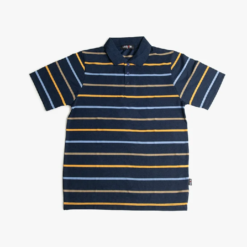 Amazing Deals Urban Life Mens Golfer Blue Bronze Thin Stripe