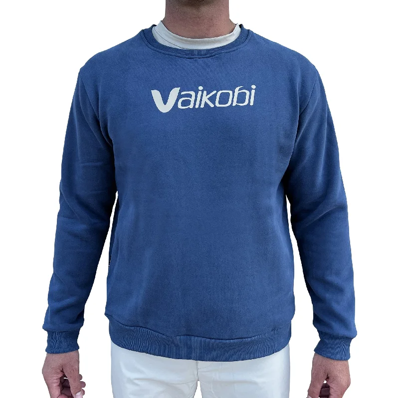 Instant Savings Sorrento Crew Neck Sweater - Vintage Blue
