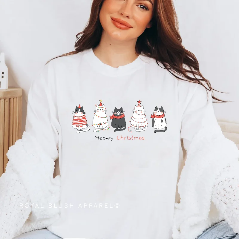 Meowy Christmas Sweatshirt