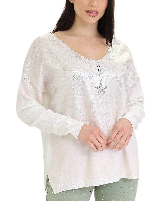 Hot Buy Shimmer Star Sweater