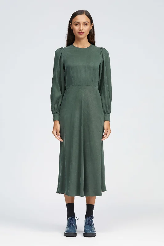 Peregrine Dress Dark Green