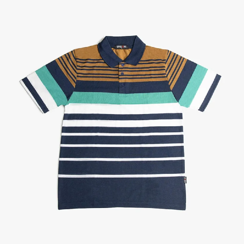 Weekend Bargains to Indulge In Urban Life Mens Golfer Blue Bronze Stripe