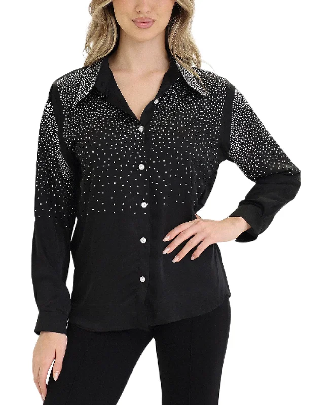 Weekend Discounts to Indulge In Blouse w/ Crystals