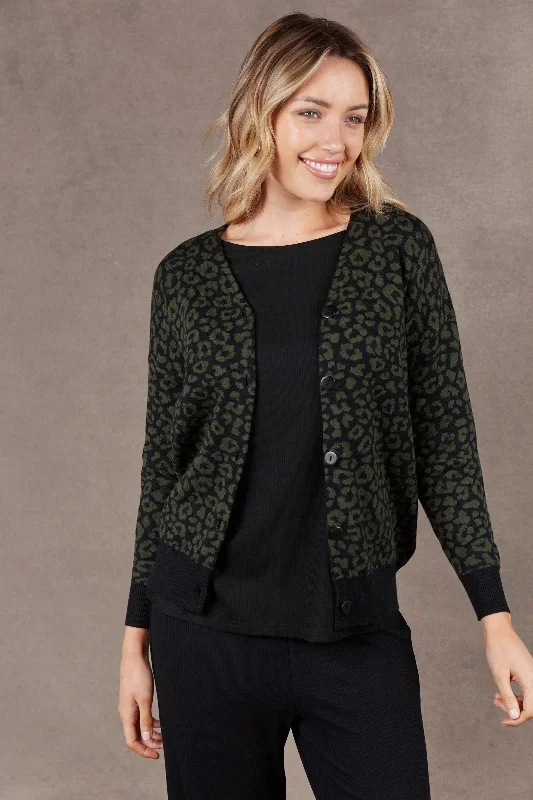 Pilbara Cardigan - Olive