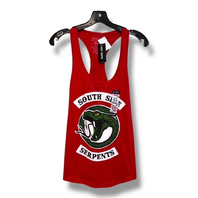 Weekend Offers That Sizzle Tank Top By Cmf In Red, Size: M