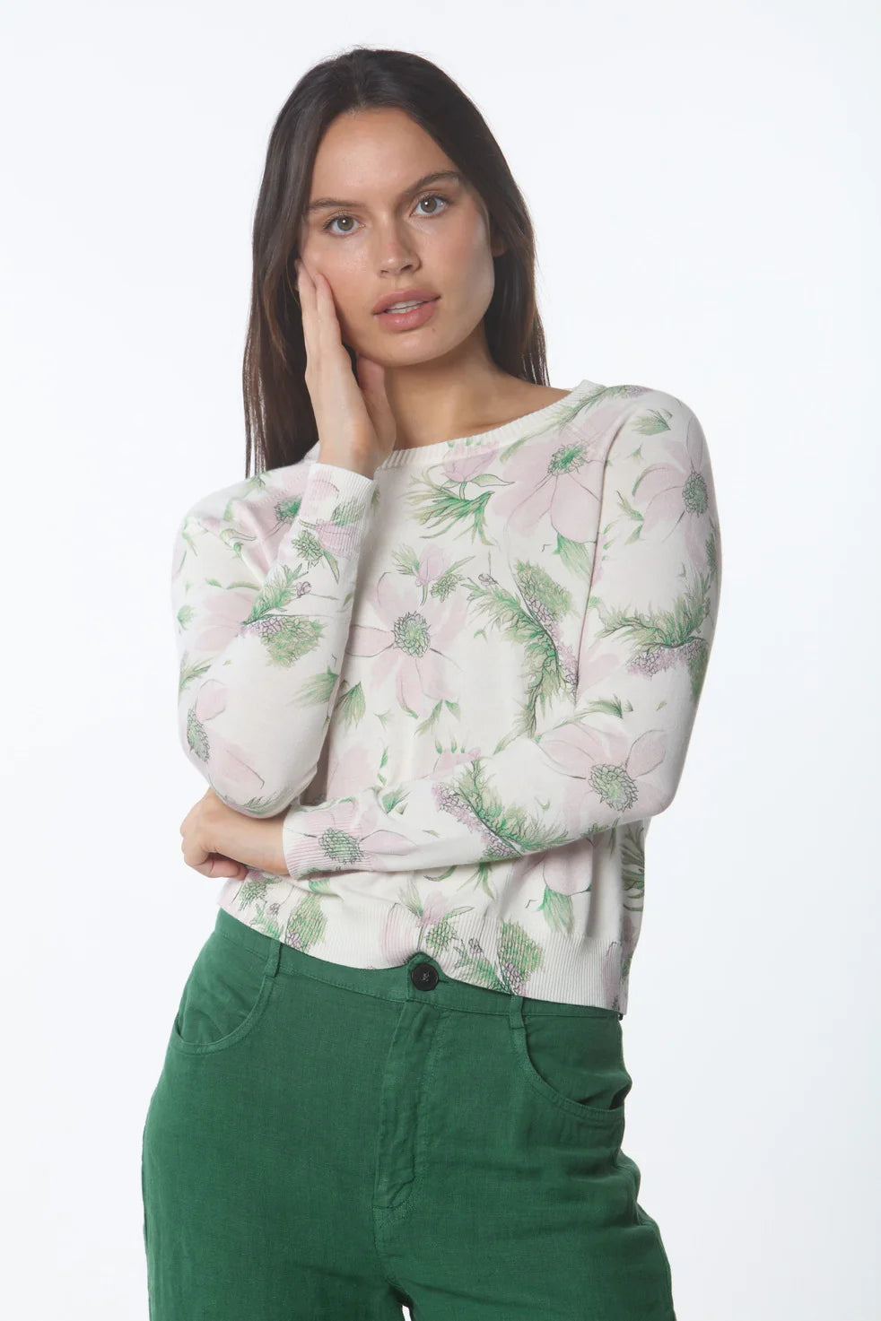 Floral Sweater